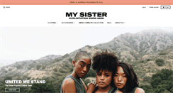 Desktop Screenshot of mysister.org